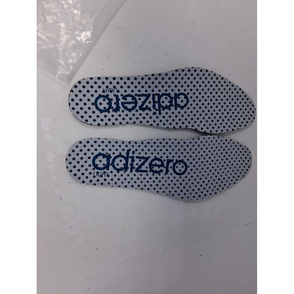 Adidas Adizero Light Performance Replacement Insoles White Blue Polka Dot Pair